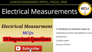 Electrical Measurement MCQs