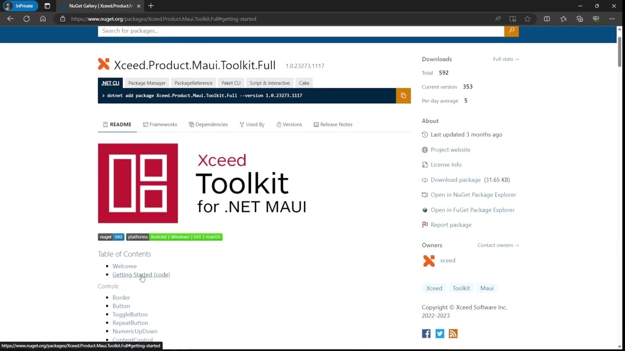 Xceed Wpf Toolkit Getting Started Xceed Toolkit For .NET MAUI