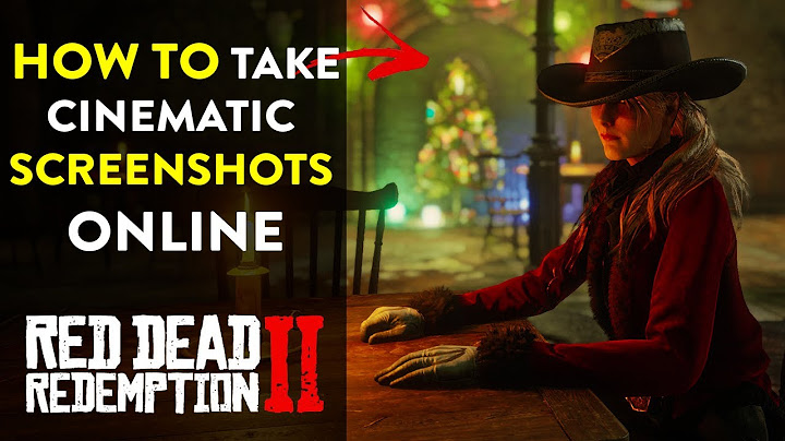 How to take Screenshots in Red Dead 2 Online!