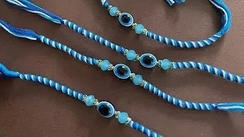 Twisted Cord Rakhi/Decorative Rakshabandhan/Rakhi making Tutorial Diy