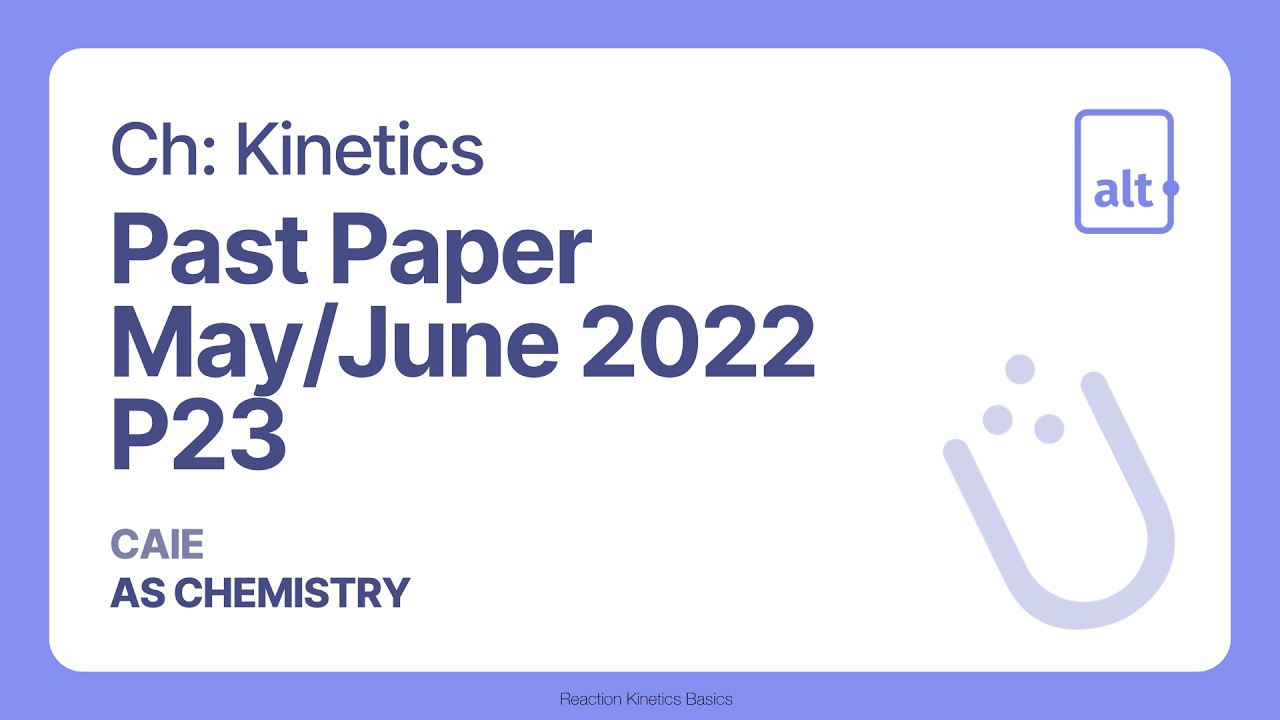 AS Chemistry May June 2022 Paper 23 9701 Past Paper Solution YouTube As chemistry may june 2022 paper 23 9701 past paper solution youtube