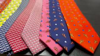 Men's silk tie with 8CM printed animal pattern040501