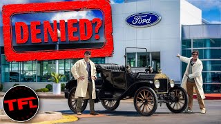 Taking a 100YearOld Model T to a Ford Dealer for Service