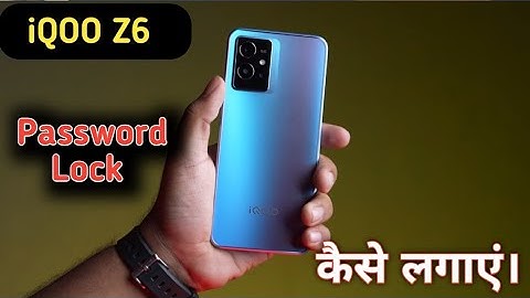 Password lock,How To Set Screen Lock Password in Iqoo z6 5G ,Iqoo z6 5G Screen Lock Password Setting