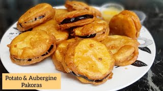 Potato and Aubergine Pakoras/Video Collabo With English and Swahili Subtitles