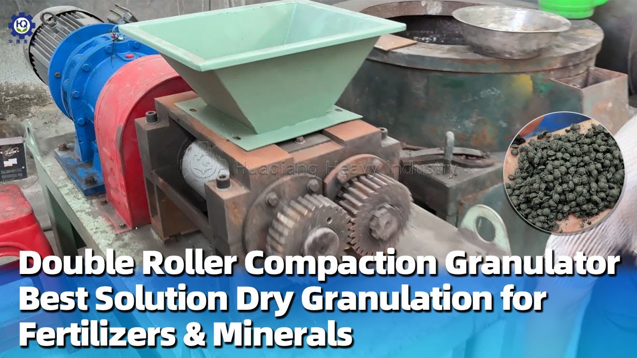 High Efficiency Double Roller Compaction Granulator , Best Solution Dry ...