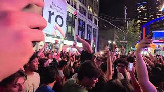 NYC GOES CRAZY AFTER KNICKS WIN GAME 1 OF THE NBA FINALS!