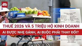 Thuế Hộ Kinh Doanh 2026: Áp Lực Minh Bạch Hay Cú Hích Để Lớn Lên | VTC News News