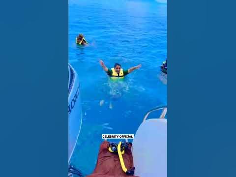 ‼️pandian Stores serial Sujith swimming at sea ⛵ |CELEBRITY OFFICIAL| # ...