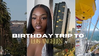 BIRTHDAY TRIP TO LA: living downtown, santa monica pier, hollywood walk of fame, sightseeing + more