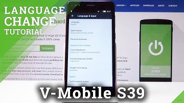 How to Change Language in V-MOBILE S39 - Language List