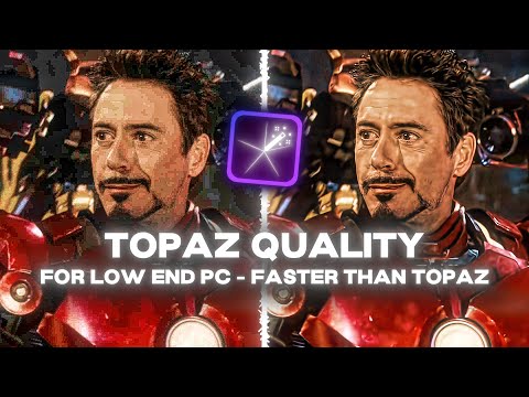 Quality Enhancer Like Topaz AI for Low End PC | Fast 4K Quality Enhancer AI Tool Tutorial