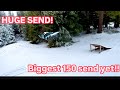 150% skeeride cata BIG send ends badly! 20lbs 38” rc snowmobile RIPS!
