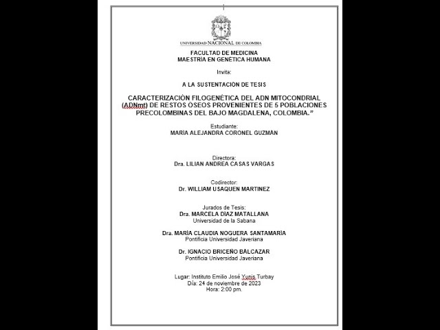 SUSTENTACIÓN DE TESIS - MARÍA ALEJANDRA CORONEL GUZMÁN