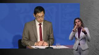 WATCH: COVID-19 data briefing (15 November 2021) with BSL