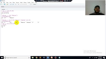 Data Structure and Data type in R languages part-2 in Hindi