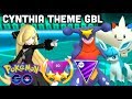 CYNTHIA TEAM IN GO BATTLE LEAGUE MASTER POKEMON GO GYM LEADER, ELITE
4 & CHAMPION CHALLENGE