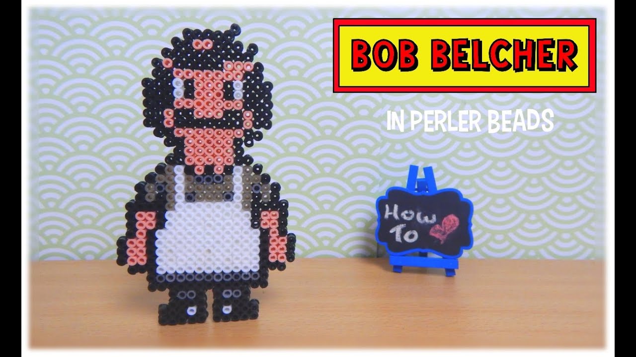 Perler Beads Bob Belcher Bob's Burgers - YouTube