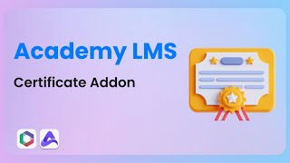 Academy LMS Certificate Addon