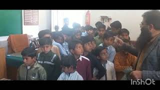 Distribution of warm jackets among school children, Balochistan