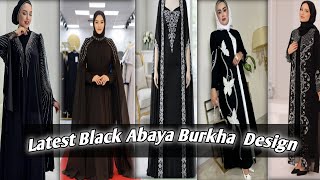 New Latest Dubaiblack Abaya Designunique Burkha Fashion Designstylish Embroidery Abaya Design