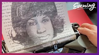 Bellevue artist makes incredible portraits using vintage typewriters