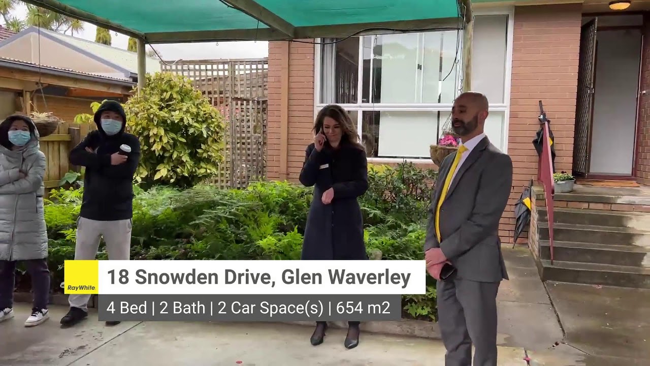 Live Auction 18 Snowden Drive, Glen Waverley YouTube