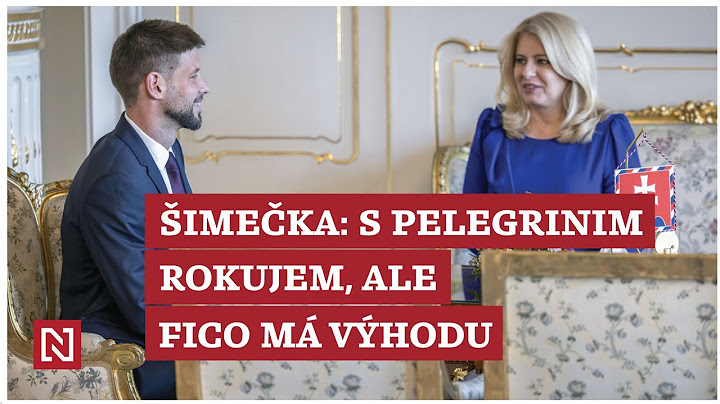 Šimečka: S Pellegrinim rokujem, ale Fico má výhodu