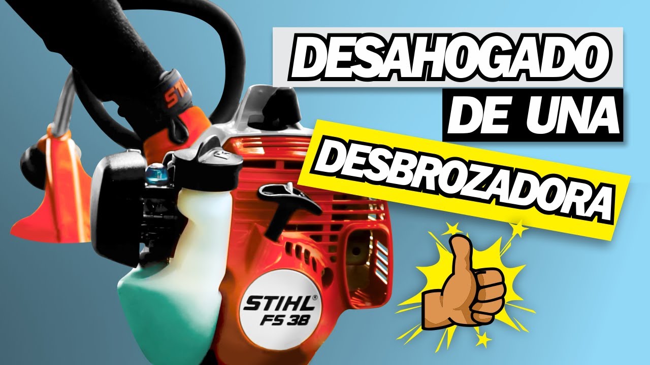 COMO DESAHOGAR UNA DESBROZADORA?? - YouTube