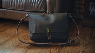 Stephen Leather Messenger Bag | Leather Mail Bag | Go Forth Goods screenshot 4