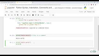 م.شويل الشهري | Python Syntax-Indentation-Comments- Line Continuation | أمثلة وتمارين