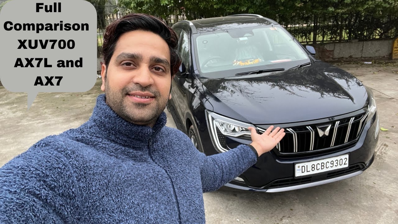 Mahindra XUV 700 AX7 Luxury VS AX 7 Comparison YouTube