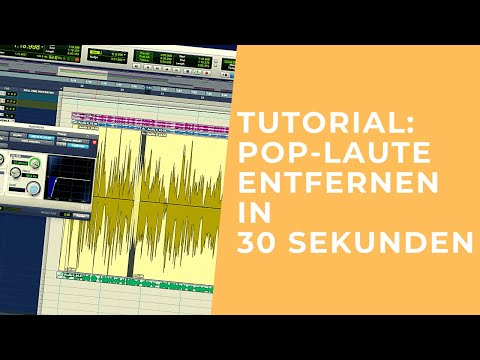 Poplaute entfernen in Pro Tools - Rap und Gesang editieren