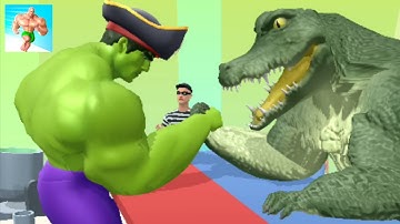 Muscle Rush : Gameplay Walkthrough All Levels Part-6 (IOS, Android)