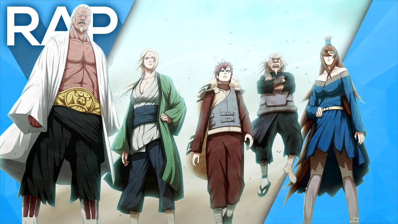🔴 Rap Aliança dos 5 Kages (Naruto) l Águia l Conjunto 06