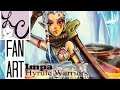 The Legend of Zelda Hyrule Warriors Impa Fan Art (Copic Marker Coloring/Illustration)