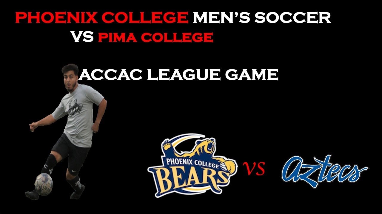 Phoenix College vs Pima Men's Soccer Game YouTube