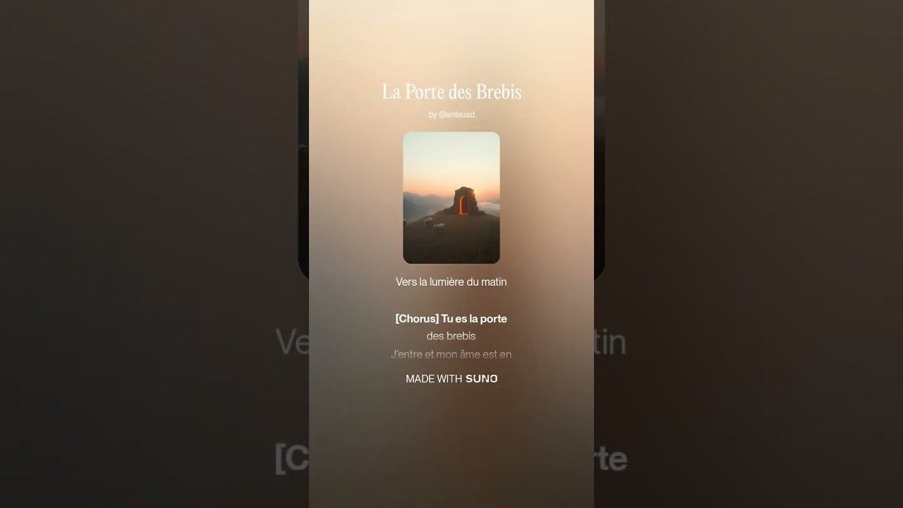 Jesus La Porte des Brebis