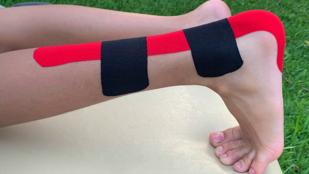 Kinesiotaping para Tendinitis de Aquiles YouTube