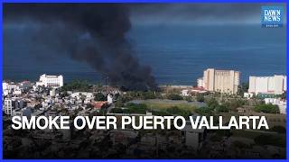 Black Smoke Rises Over Puerto Vallarta After El Mencho Killed | Dawn News English