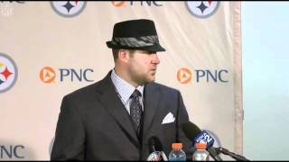 Ben Roethlisberger Postgame Ugly Hat Wardrobe DISASTER! Lost to Denver Broncos