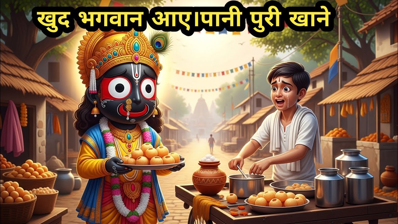  जगन्नाथ जी आए पानी पूरी खाने | Hindi Story | Bhakti Kahani | Moral story | Hindi kahani | stories 
