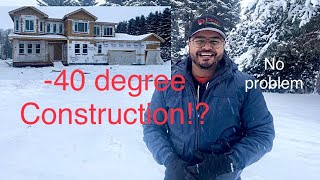 Minus 40 can we get some HEAT in the house ?!? Part 13