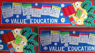 Bulletin board ideas for school || value education bulletin board screenshot 5