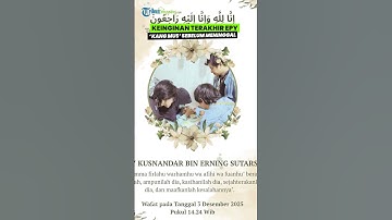 Keinginan Terakhir Epy Kusnandar 