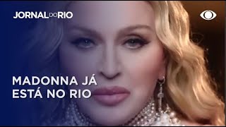 Madonna já está no Rio para o show em Copacabana