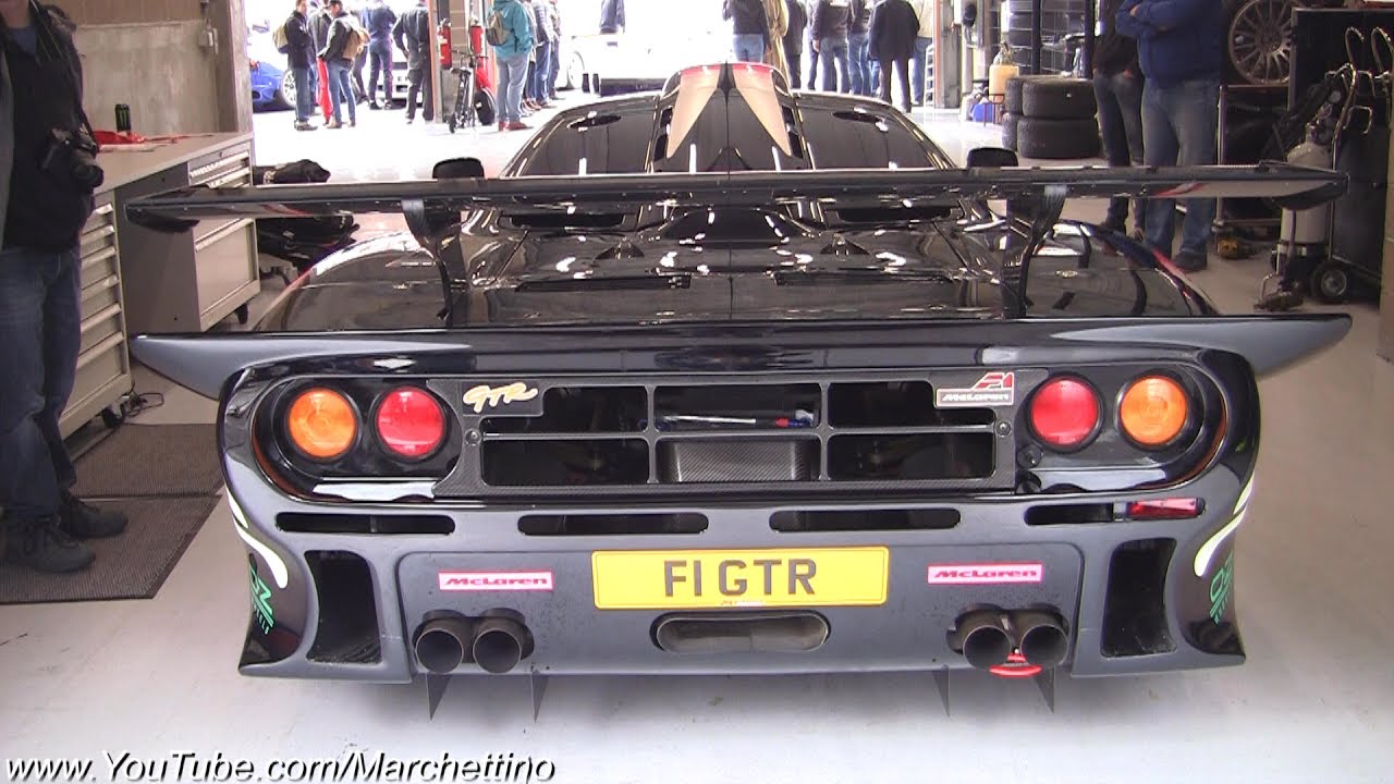 Mclaren F1 Gtr Longtail Exhaust Sound Start Ups Accelerations