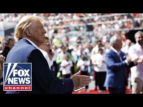 'USA! USA! USA!': Trump receives 'hero's welcome' at Formula 1 Miami Grand Prix.