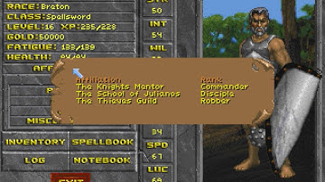 TES: Daggerfall "Early Demo Version" PC/DOS, 1995, Bethesda Softworks