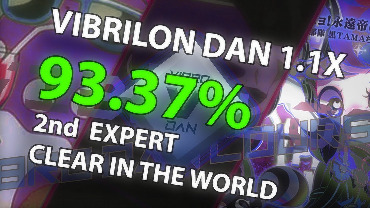 VIBRILON DAN 1.1 93.37% - SECOND EXPERT CLEAR IN THE WORLD (skibidi toilet skin skillboost)